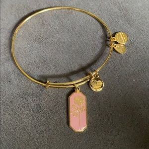 Gold and Pink Alex and Ani Bracelet